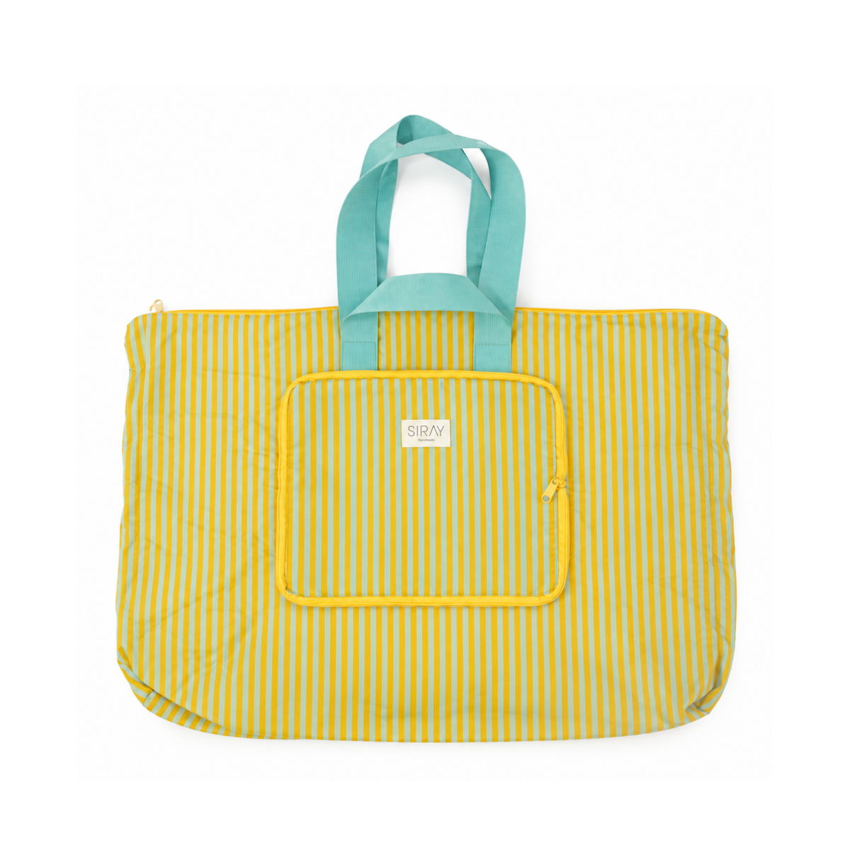 Maletín Plegable - Amarillo / celeste