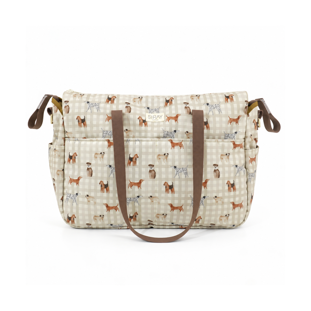 Bolso Diario Perros Vichy