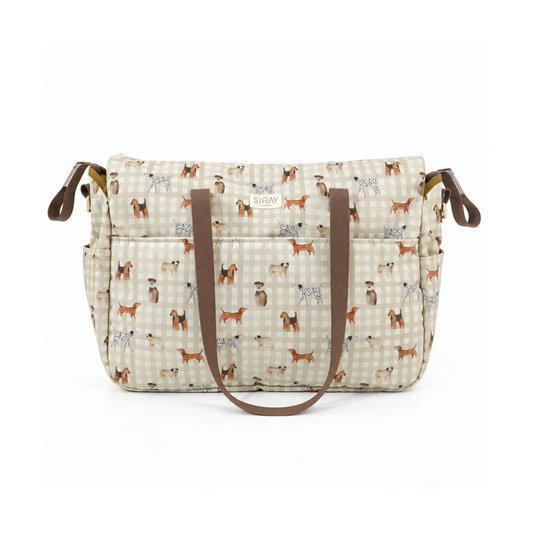 Bolso Diario Perros Vichy