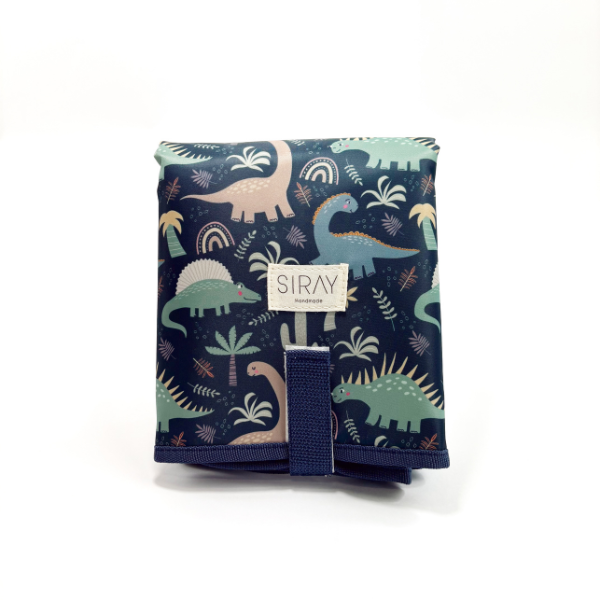 Cambiador Portátil - Dino Azul