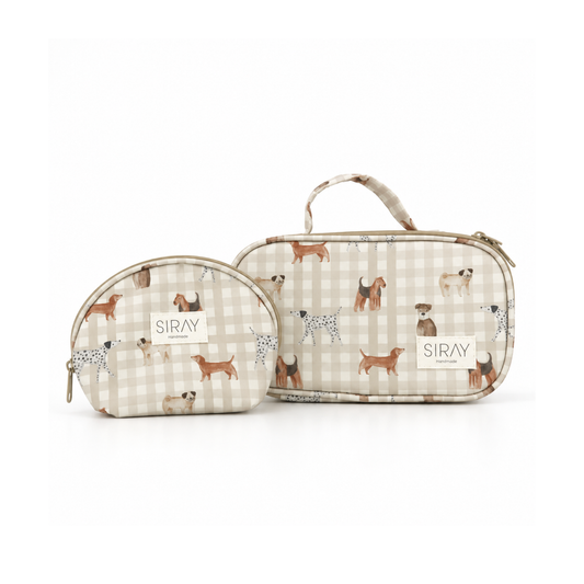 Kit neceseres - Perros Vichy