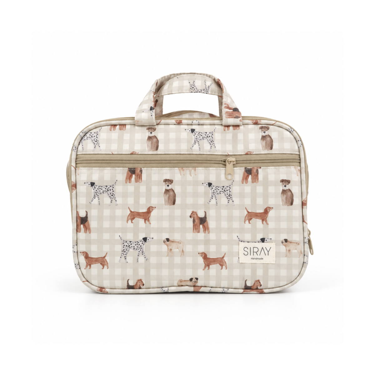 Neceser Maleta XL - Perros Vichy