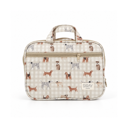 Neceser Maleta XL - Perros Vichy