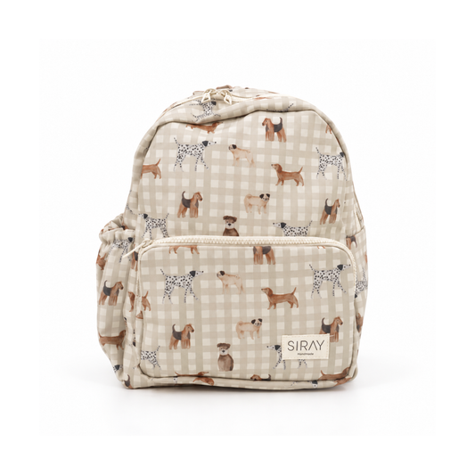 Mochila Nido Perros Vichy