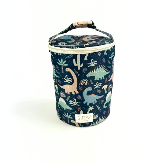 Porta Biberones - Dino Azul