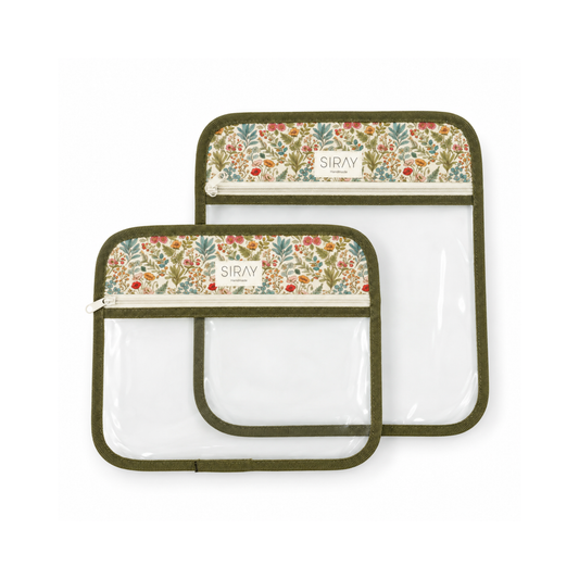 Set multiusos plástico Amapolas