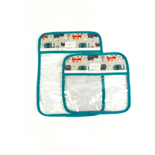 Set multiusos plástico Zorros