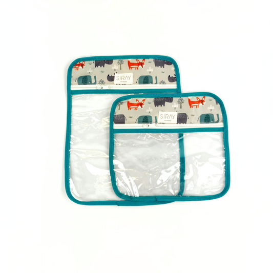 Set multiusos plástico Zorros