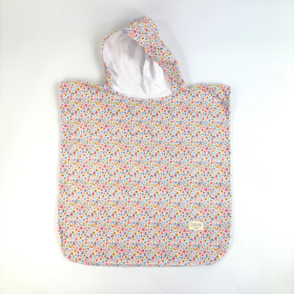 Toalla Poncho Flores